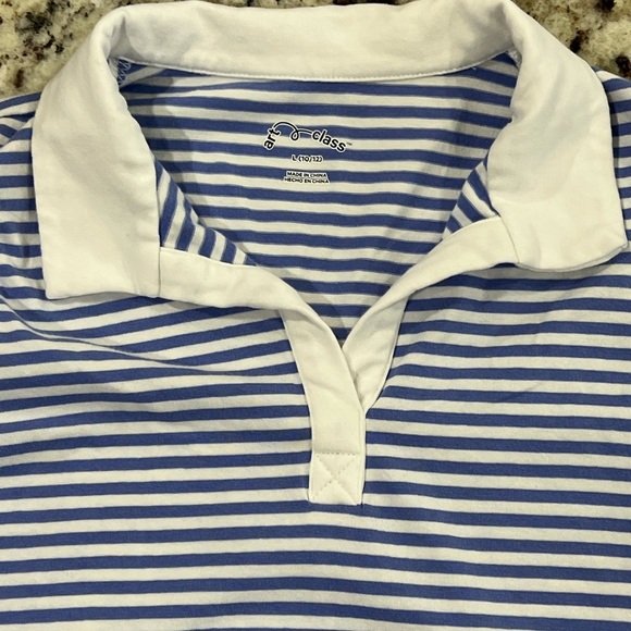 art class Other - Youth Blue and White Striped Dress